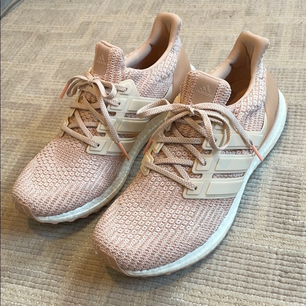 Adidas Pink Ultraboost Running Sneakers
